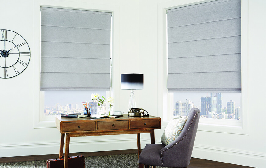 roman blinds fitting